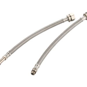 Essentials Flexible Tap Tails 12mm x 15mm x 300mm 2 Pack