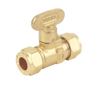 Essentials Gas Isolating Valve 10mm x 10mm