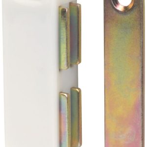 Essentials Magnetic Cabinet Catches White 65mm x 20mm 10 Pack