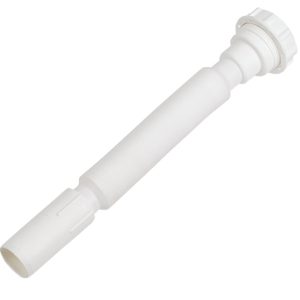 FloPlast FT32 Flexible Waste Pipe White 32mm x 320mm