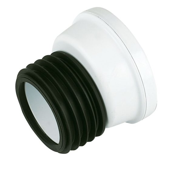 FloPlast  Rigid 17.5mm Offset Connector White 109mm
