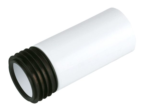 FloPlast  Rigid Straight Extension Piece White 250mm
