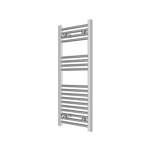 Flomasta 1000mm x 400mm 808BTU Chrome Flat  Towel Radiator