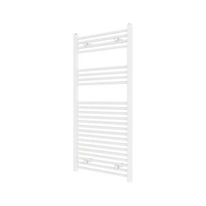 Flomasta 1200mm x 600mm 2101BTU White Flat  Towel Radiator