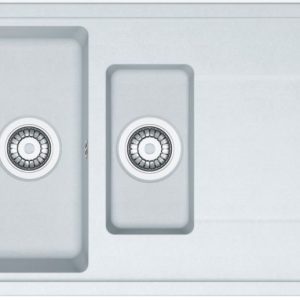 Franke Titan 1.5 Bowl Tectonite Sink White Reversible 970mm x 500mm