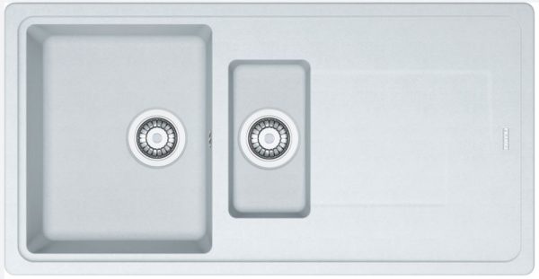 Franke Titan 1.5 Bowl Tectonite Sink White Reversible 970mm x 500mm