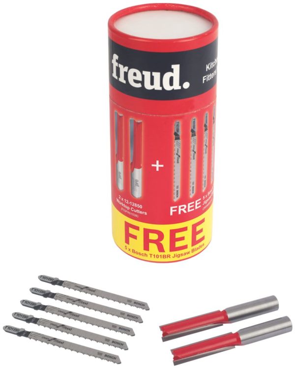 Freud  1/2" Shank Kitchen Fitters Set 7 Pieces