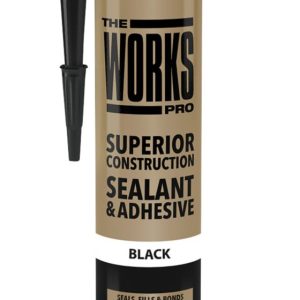 Geocel The Works Pro Sealant & Adhesive Black 290ml