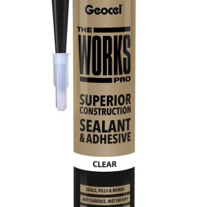 Geocel The Works Pro Sealant & Adhesive Clear 290ml