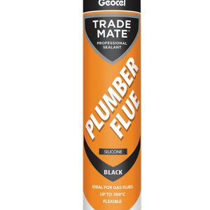 Geocel Trade Mate Plumber Flue Silicone Black 310ml