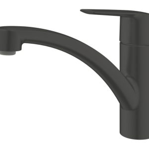 Grohe QuickFix Start  Low Spout Kitchen Tap Matt Black