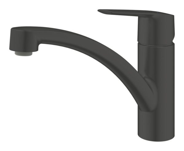 Grohe QuickFix Start  Low Spout Kitchen Tap Matt Black