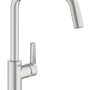 Grohe QuickFix Start  U-Spout Kitchen Tap Supersteel