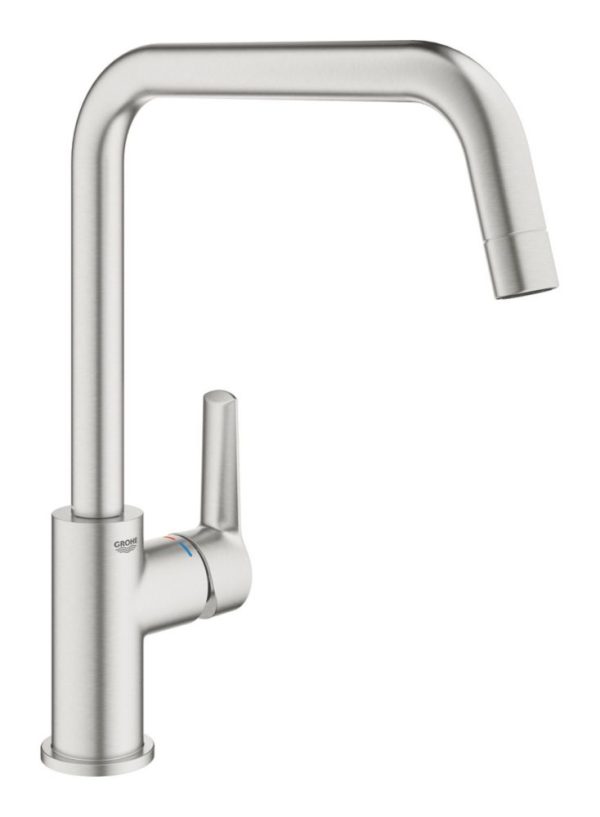 Grohe QuickFix Start  U-Spout Kitchen Tap Supersteel