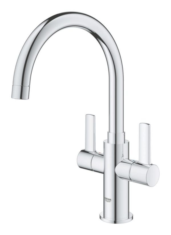 Grohe Start Twin Lever Mono Mixer Chrome