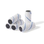Harris Trade  Short Pile Gloss Jumbo Mini Roller Sleeves Multipurpose 4" x 34mm 5 Pack