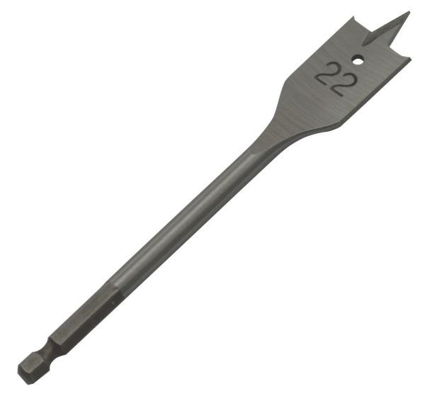 Hex Shank  Flat Wood Flat Wood Drill Bit 22mm x 152mm