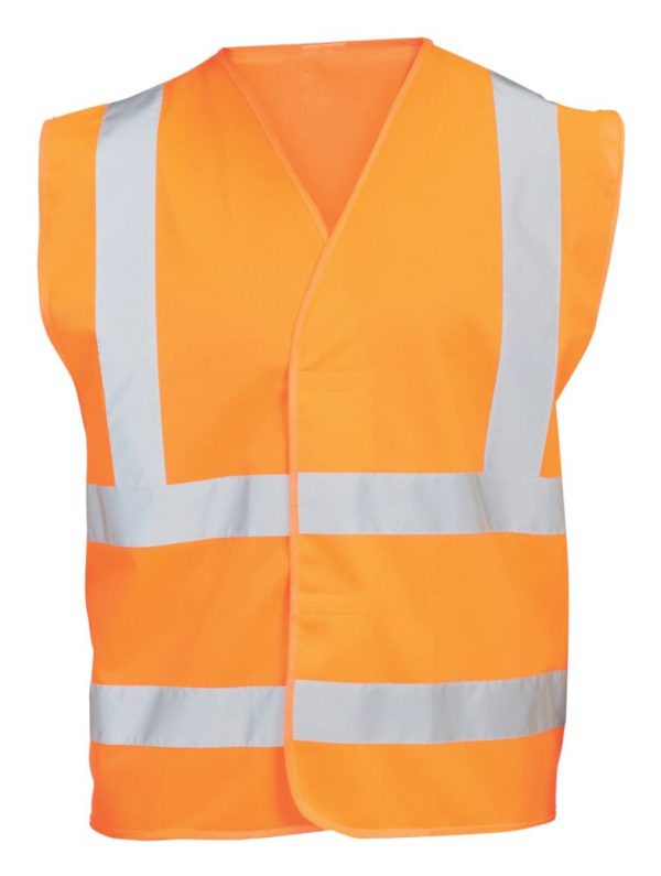 Hi Vis Waistcoat Orange Large / X Large 50 1/4" Chest