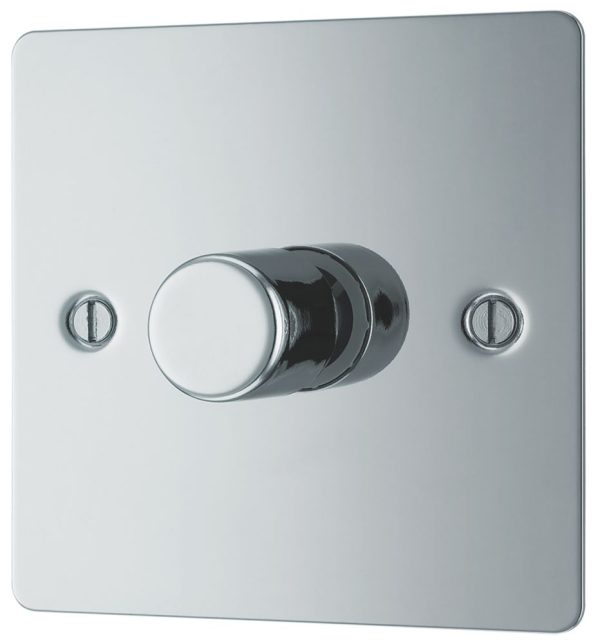 LAP  1-Gang 2-Way LED Dimmer Switch  Polished Chrome