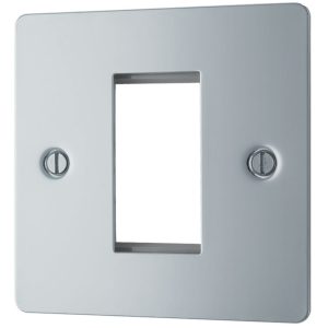 LAP  1-Module Modular Faceplate Polished Chrome