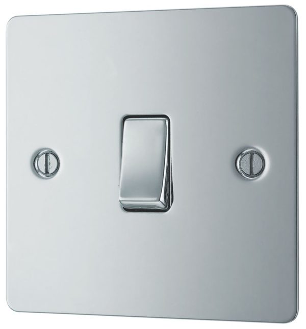 LAP  10AX 1-Gang 2-Way Light Switch  Polished Chrome
