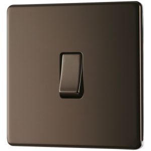 LAP  20A 16AX 1-Gang 2-Way Light Switch  Black Nickel
