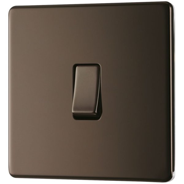 LAP  20A 16AX 1-Gang 2-Way Light Switch  Black Nickel