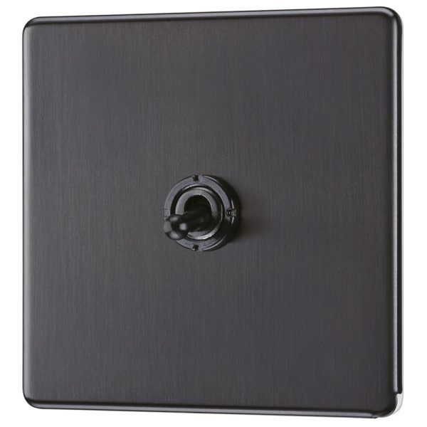 LAP  20A 16AX 1-Gang 2-Way Toggle Switch  Slate Grey