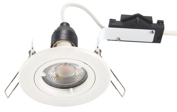 LAP Cast Fixed  Downlight Matt White
