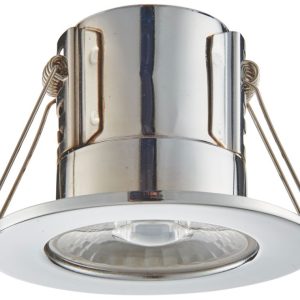 LAP Cosmoseco Fixed  Fire Rated LED Downlight Chrome 5.8W 450lm