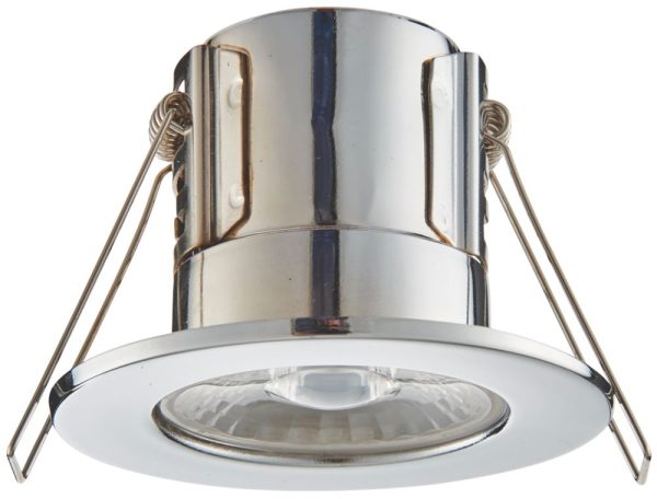LAP Cosmoseco Fixed  Fire Rated LED Downlight Chrome 5.8W 450lm