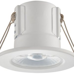 LAP Cosmoseco Fixed  Fire Rated LED Downlight White 5.8W 450lm