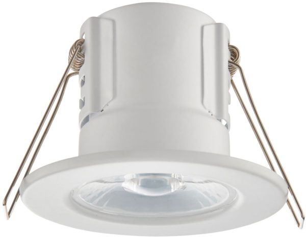 LAP Cosmoseco Fixed  Fire Rated LED Downlight White 5.8W 450lm