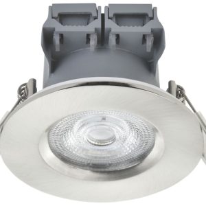 LAP  Fixed  LED Downlight Brushed Nickel 4.5W 400lm