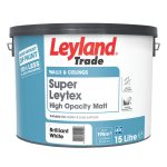 Leyland Trade Super Leytex 15Ltr Brilliant White Matt Emulsion  Paint