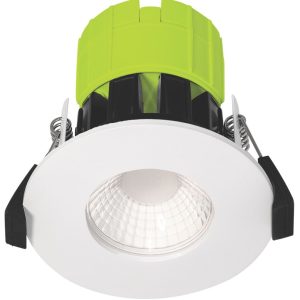 Luceco FType Fixed  Fire Rated LED Downlight White 6W 600lm