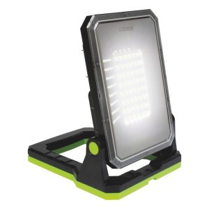 Luceco  Rechargeable LED Folding Magnetic Work Light and Hook with Power Bank 1300lm