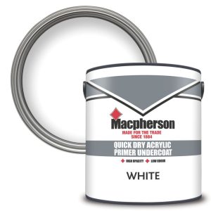 Macpherson  2.5Ltr White Matt  Interior Wood Primer Undercoat