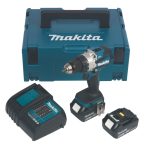 Makita DHP459STJ 18V 2 x 5.0Ah Li-Ion LXT Brushless Cordless Combi Drill