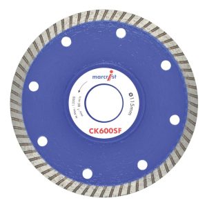 Marcrist CK600SF Tile Turbo Cut Blade 115mm x 22.23mm