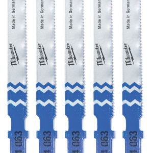 Milwaukee  4932254063 Multi-Material Jigsaw Blades 55mm 5 Pack