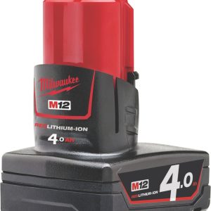 Milwaukee M12 B4 12V 4.0Ah Li-Ion RedLithium Battery