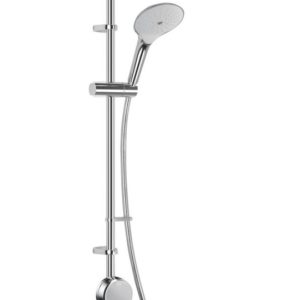 Mira Activate with ColdBoost Gravity-Pumped Ceiling-Fed Dual Outlet Chrome Thermostatic Digital Mixer Shower