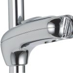 Mira  Riser Rail Clamp Bracket Chrome 120mm