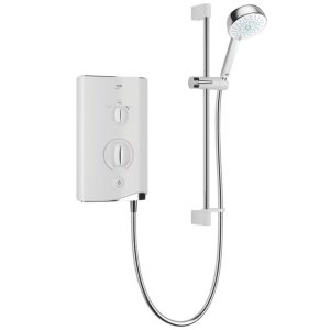 Mira Sport White/Chrome 7.5kW  Electric Shower