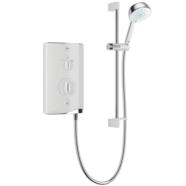 Mira Sport White/Chrome 9kW Thermostatic Electric Shower