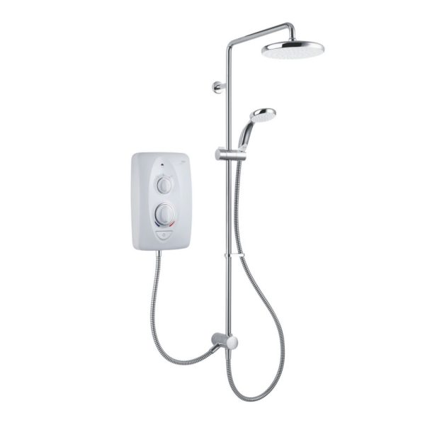 Mira Sprint Dual White 10.8kW  Manual Electric Shower