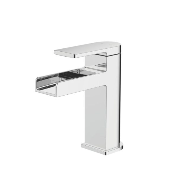 Niagara Waterfall Basin Mono Mixer Tap with Clicker Waste Chrome