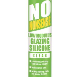 No Nonsense  Glazing Silicone Clear 310ml