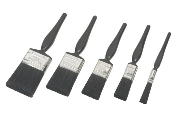 No Nonsense Synthetic Paint Brush Set 5 Pieces
